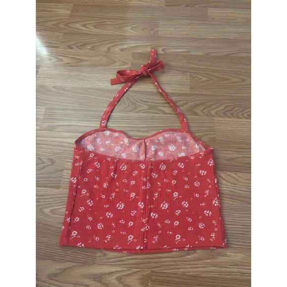 Floral Pacsun Crop Top Size Medium - Picture 4 of 5